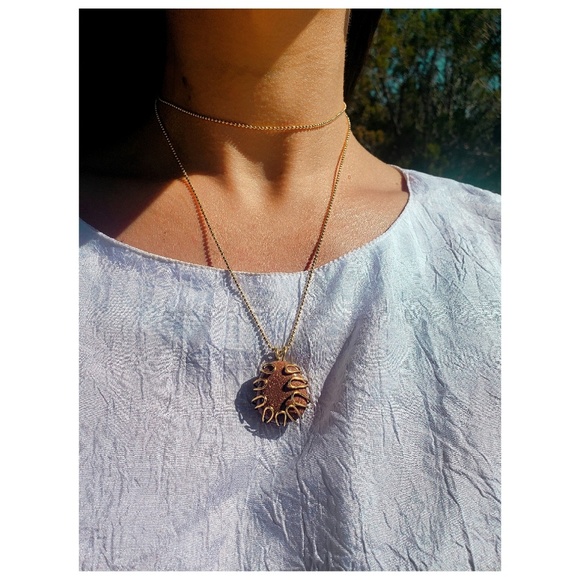 Kameleon Jewelry - goldstone convertible necklace K🦎K